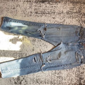 Levi Ripped low Tapered Jeans